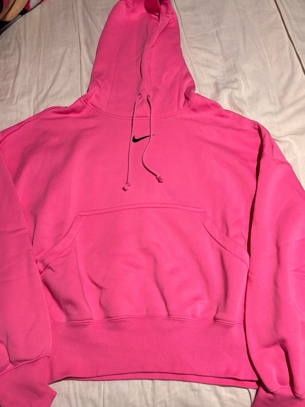 Nike Hot Pink Women's Cowl Neck Fleece Hoodie Sweater